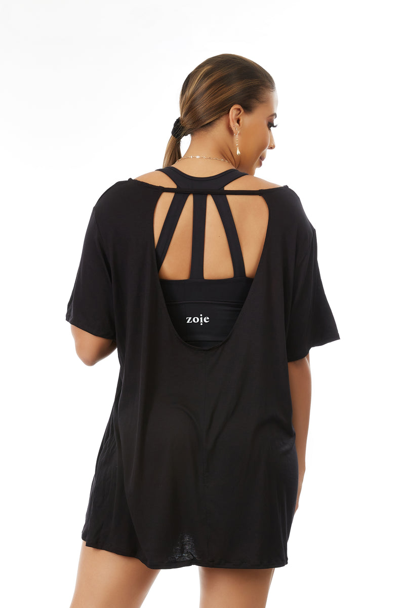 Flowy Tank Black Long