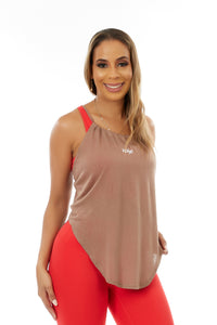 Melissa Tank Top Tan/Nude