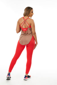 Melissa Tank Top Tan/Nude