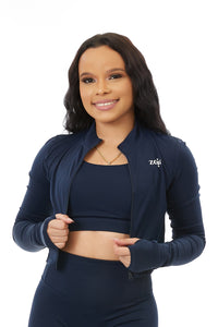Kathy Blue Jacket