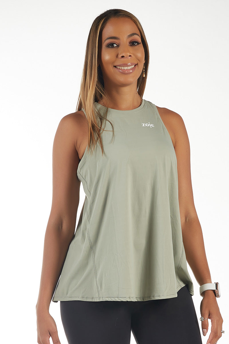 Charlotte Tank Green
