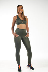 Camila Pocket Green Legging
