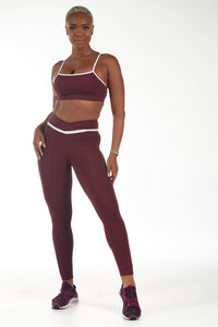 Vivienne Legging Wine