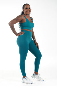 Serena Sport Bra Teal