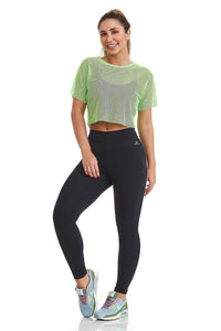 Cropped Classic Mesh Neon