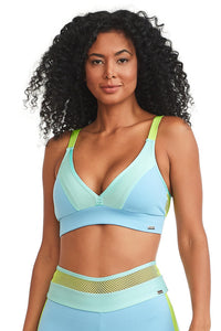Sport Bra Happy Blue Sky