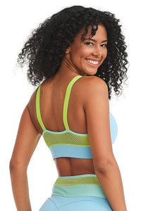 Sport Bra Happy Blue Sky