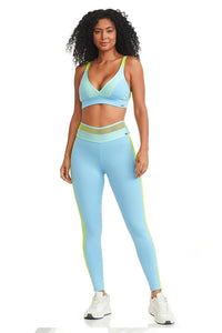 Sport Bra Happy Blue Sky