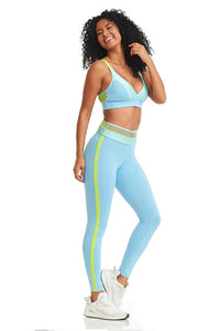 Sport Bra Happy Blue Sky