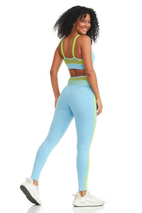 Sport Bra Happy Blue Sky