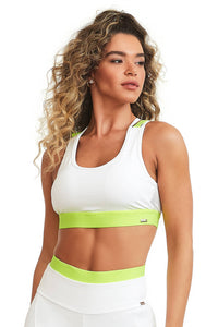 Sport Bra NZ Neon White