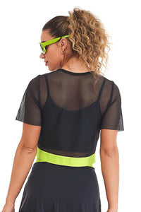 Cropped Top Wonderful Black
