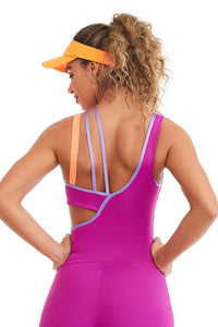 Jumpsuit NZ Asymetric Pink