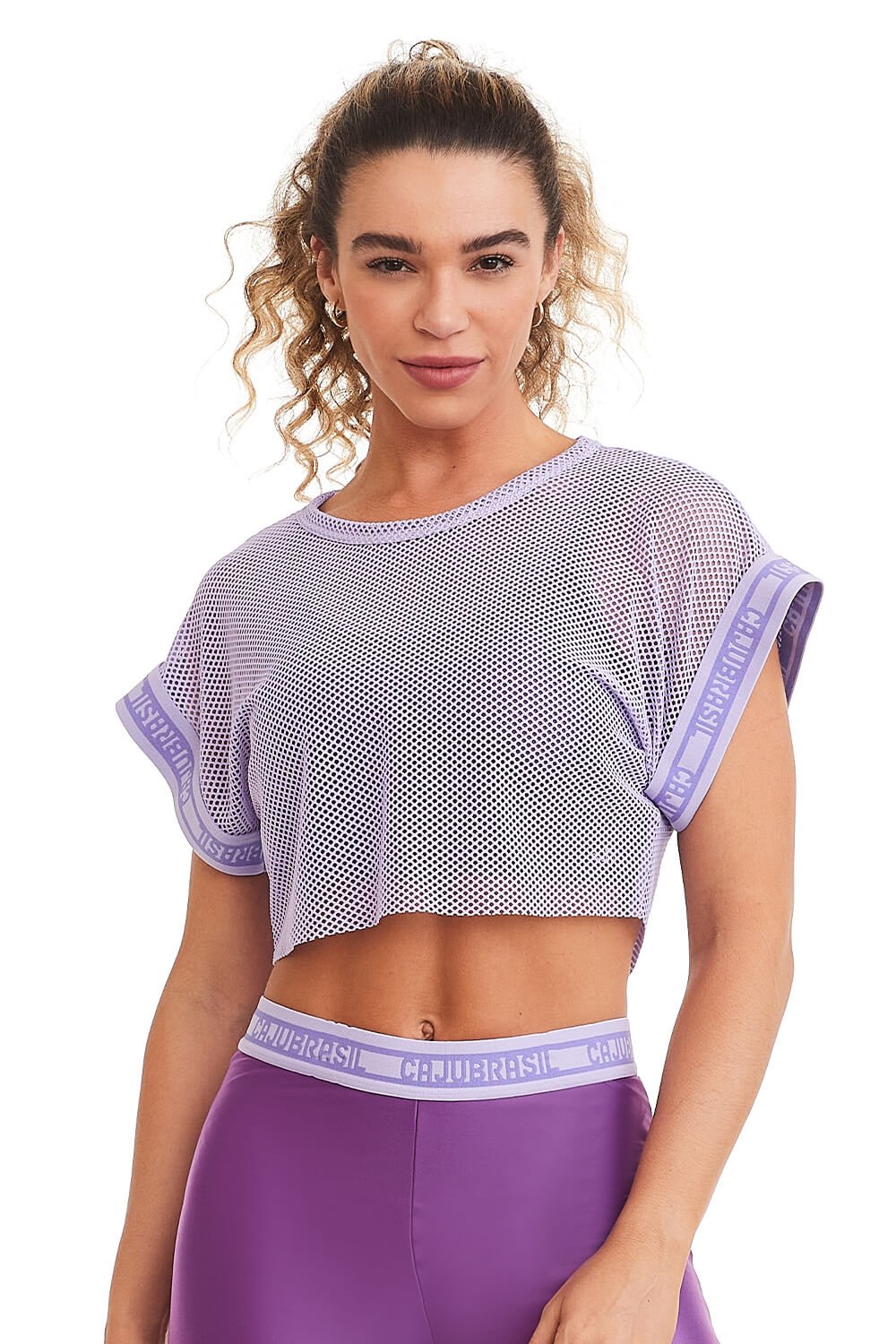 Cropped Mindful Purple