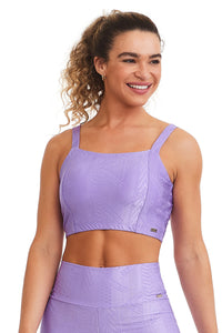 Top Cropped Caju Purple