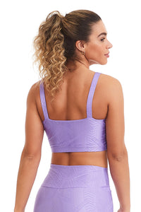 Top Cropped Caju Purple