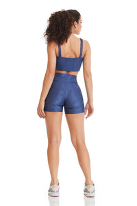 Top Cropped Caju Blue Jeans
