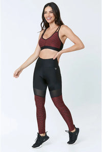 Sport Bra Balloon Burgundy