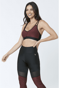 Sport Bra Balloon Burgundy