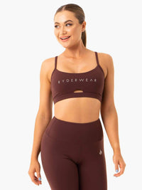 Staples Sports Bra Chocolate
