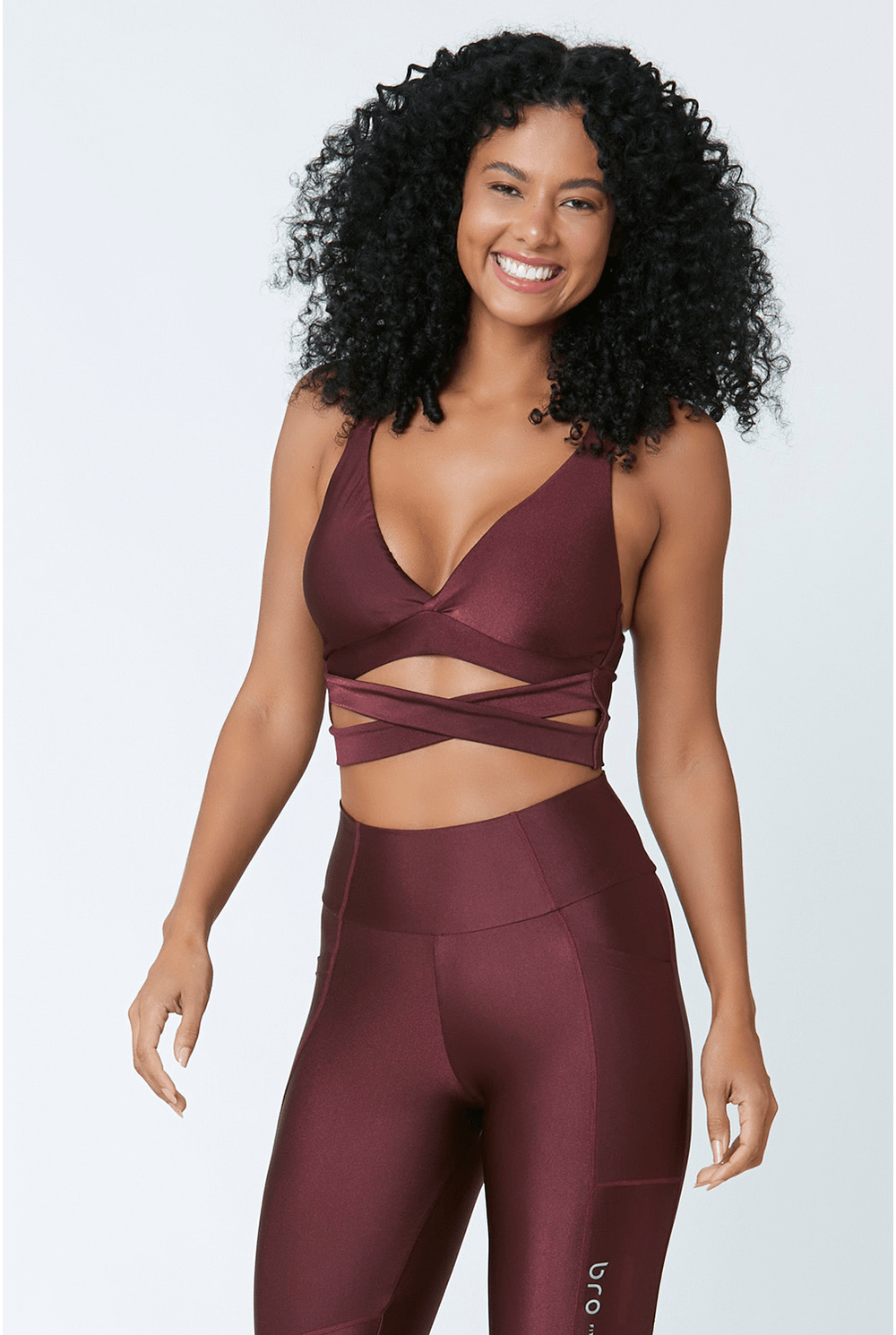 Sport Bra Rafaela Burgundy