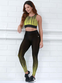 Jayla Black & Yellow Sport Bra