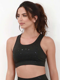 Stars Sport Bra Black